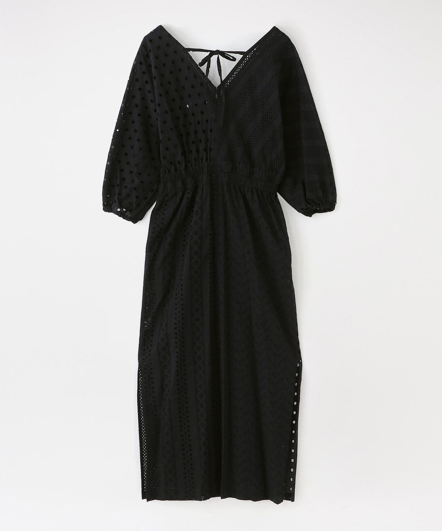 LOVELESS NOMA t.d./Ρޥƥǥۥԡ Lace Patchwork Dress N37-DR 02 Black
