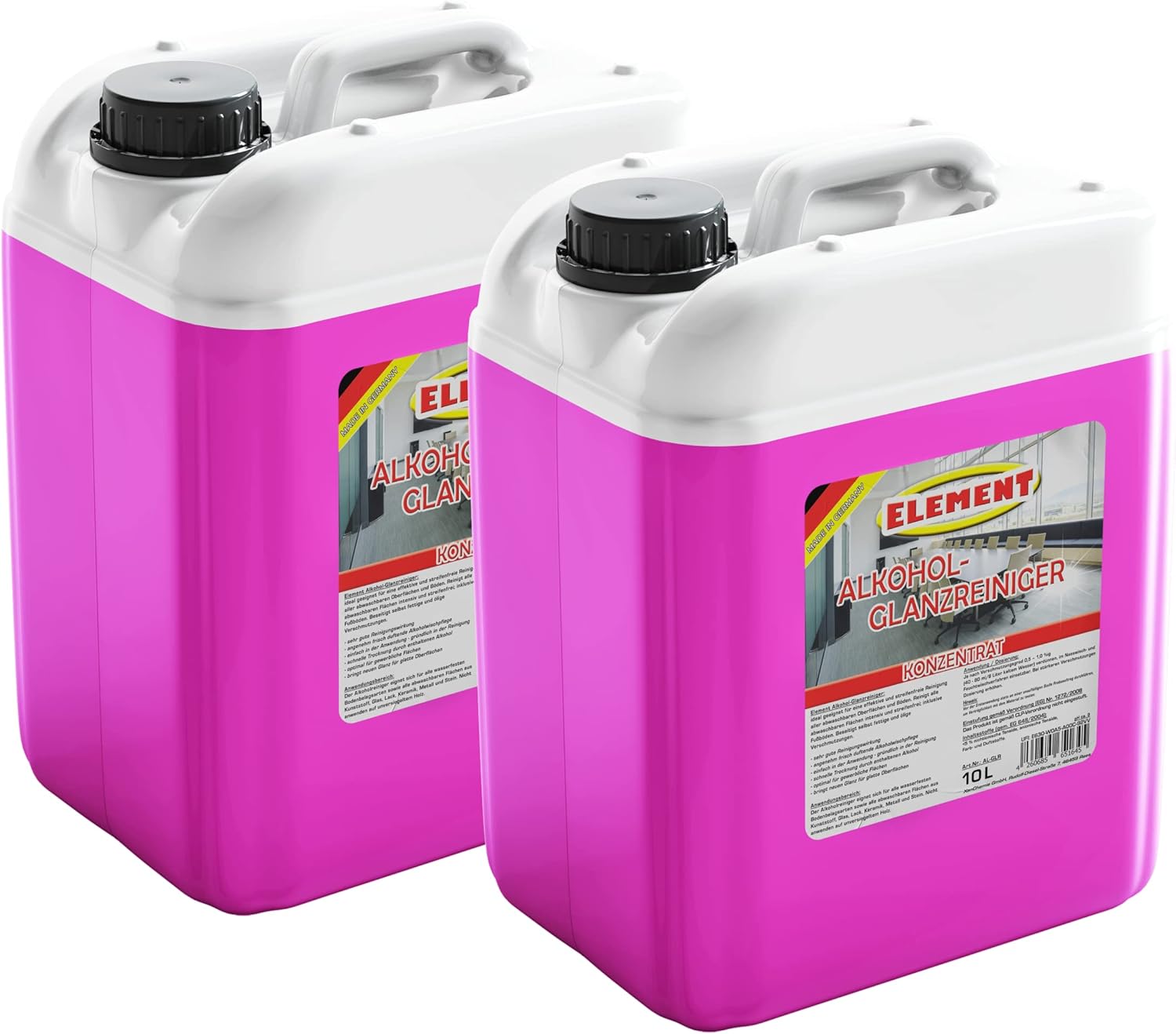 Element Alkoholreiniger | Glanzreiniger | Set 2 x 10 Liter