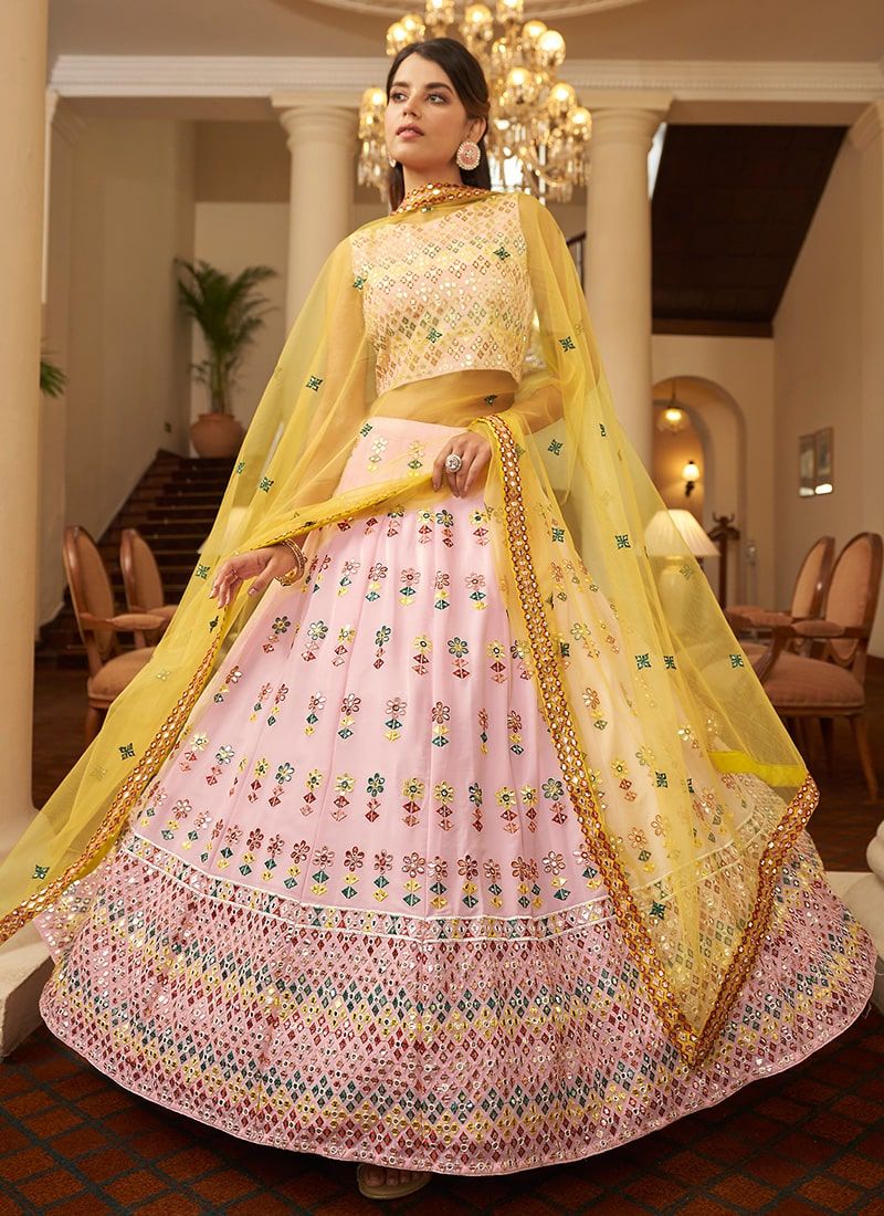 Indian Designer Lehenga - Indian Stylish Lehenga Choli Set for Bridal