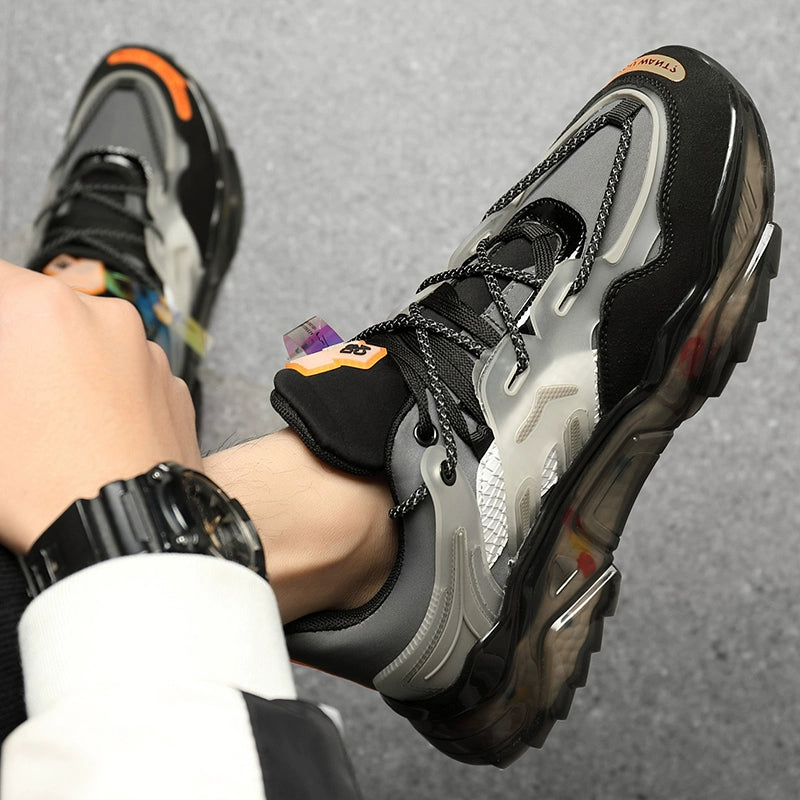 Fashion Brand Winter Sports Korean Style Men's Breathable Shoes