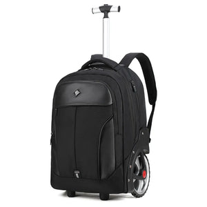 20 inch Men Travel Trolley bag Rolling Luggage Bag Wheeled Backpack for Business Cabin carry on laptop Backpacks With wheels - bertofonsi