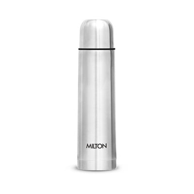 Milton Glassy 750 Thermosteel Water Bottle with Drinking Cup Lid, 750 ml