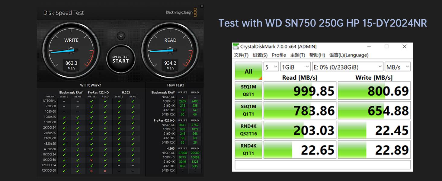 Anyoyo NVMe/SATA M.2 to USB 3.1 Gen 2 SSD Enclosure