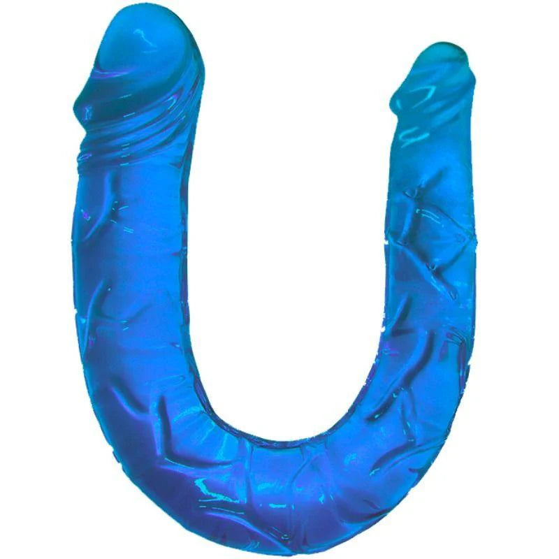 Doppel Dong Doppeldildo Blau