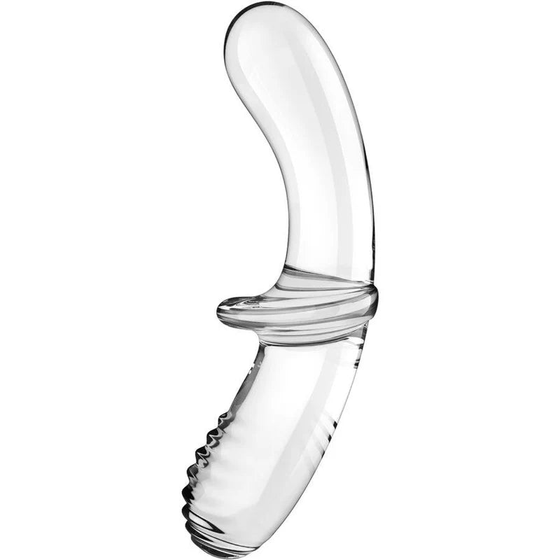 Doppel Kristall Dildo Transparent