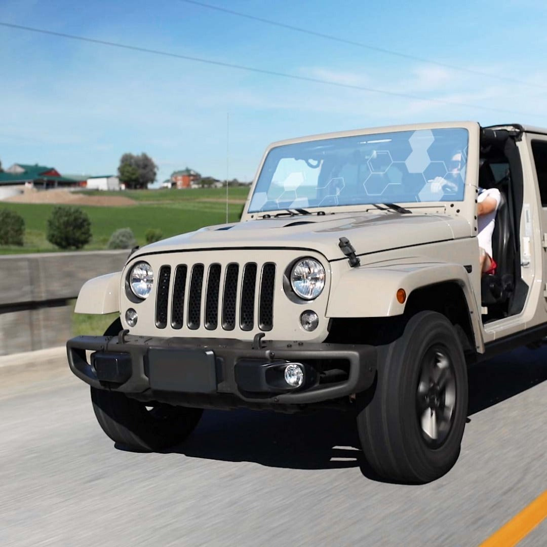 DIY Windshield Protection Film Kit - Jeep Wrangler JK Models – ExoShield  ULTRA