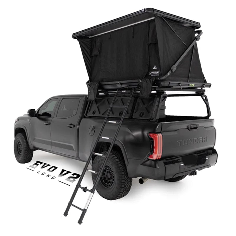 freespirit-recreation-evolution-v-2-hard-shell-tent-with-black-top-long-black-toyota-tundra-rear-side-view-closed-door