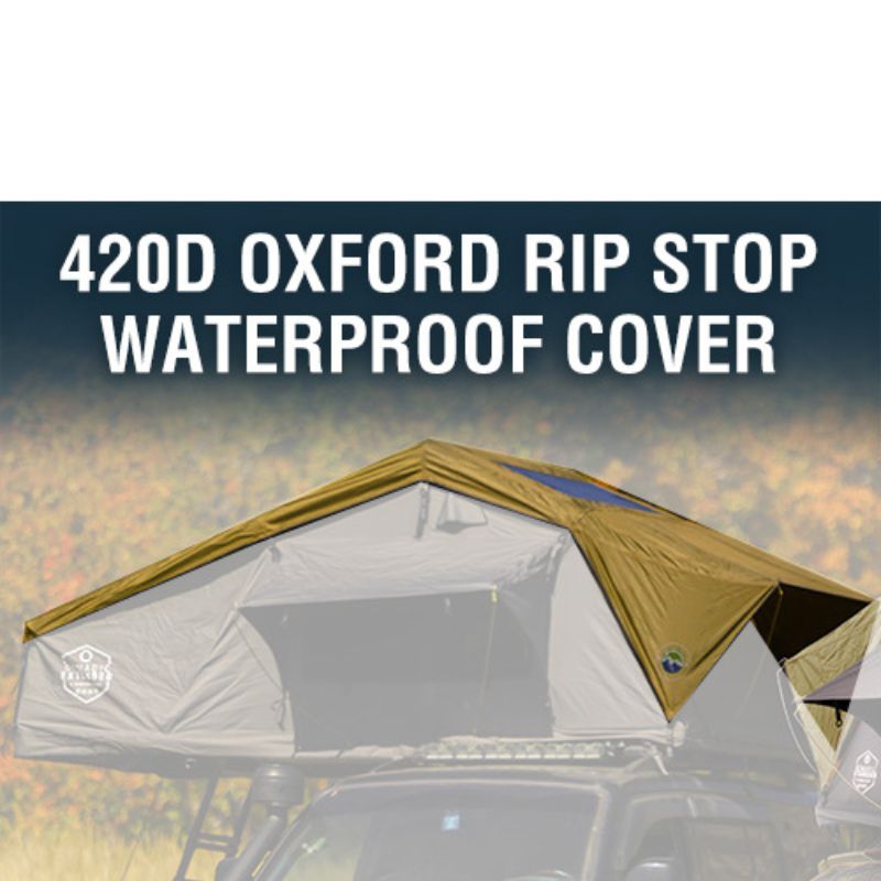 overland-vehicle-systems-front-view-with-oxford-rip-stop-waterproof-cover-in-nature