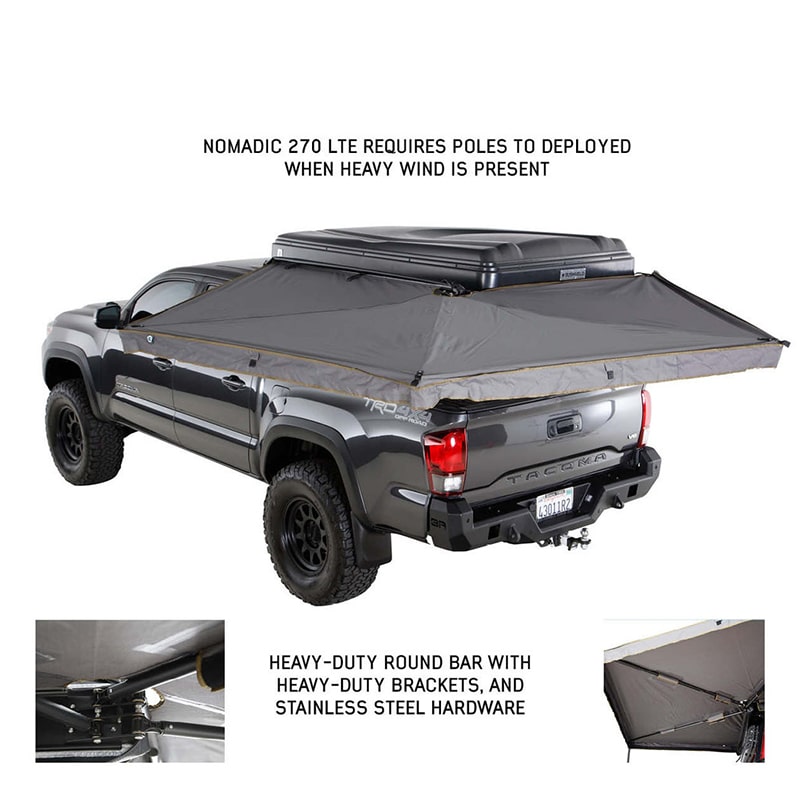 overland-vehicle-systems-nomadic-270lte-awning-driver-side-toyota-tacoma-round-bar-with-brackets