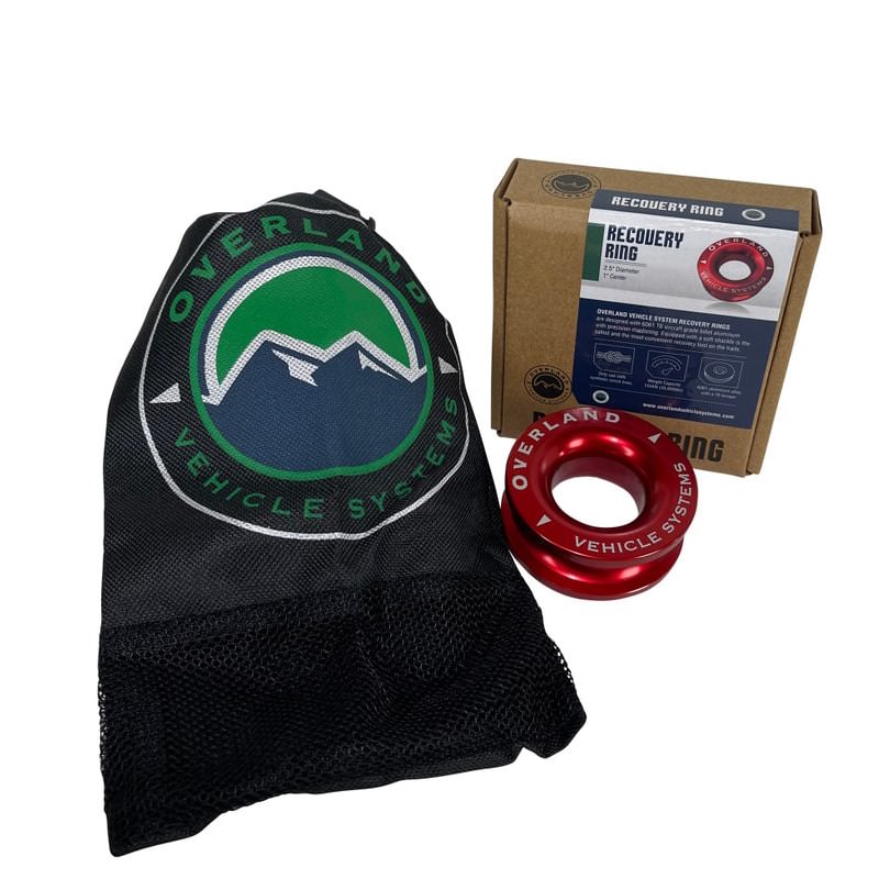 overland-vehicle-systems-ultimate-trail-ready-recovery-package-combo-kit-2.5-inch-recovery-ring