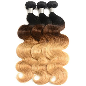 Balayage ombre hair bundles body wave - fabshaircollection