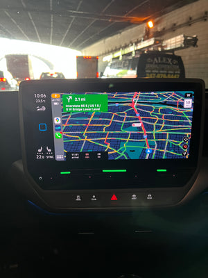 Volume and temperature control glow-in-dark stickers for Volkswagen ID.4 and Golf Mark VIII - YURIK Accessories