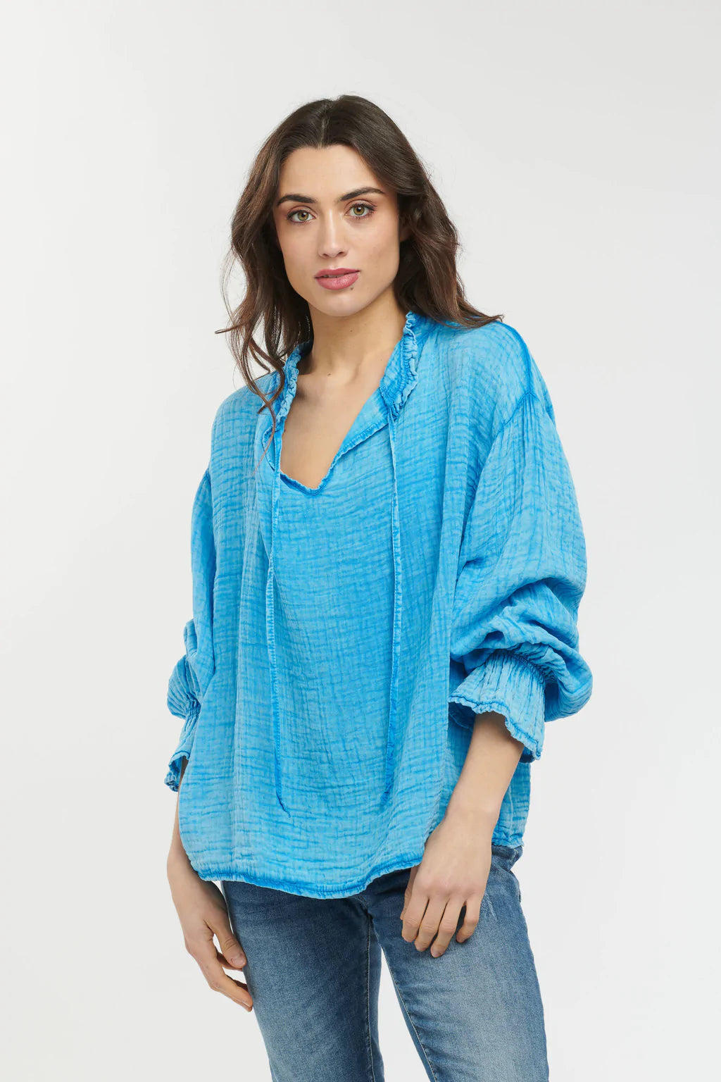 Italian Star | Blooms Blouse | Royal Blue – LOVE HER MADLY