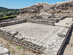 Ancient Ruins of Homesite at  Conimbriga, Roman Settlement in Portugal 
