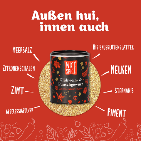 Factsheet NICE SPICE Glühwein- und Punschgewürz