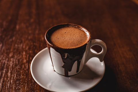 Bild von einer Tasse heißer Schokolade