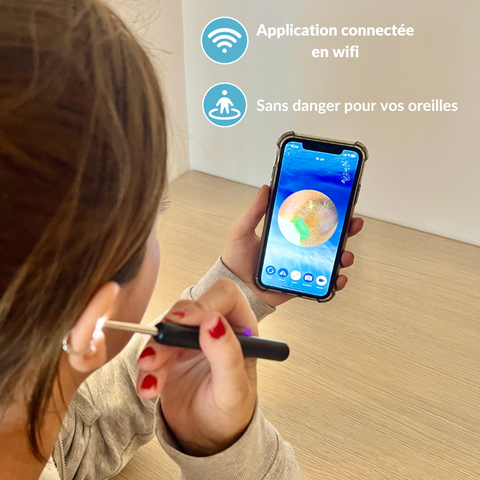 CleanOreille™ - Otoscope Nettoyeur d'oreille avec Caméra – Mon Petit Ange