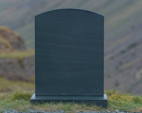 Honister Green Slate Headstone Lake District