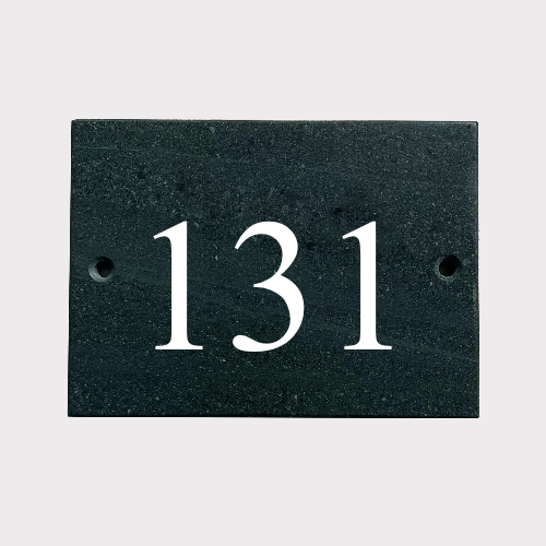 6x5" House Number Sign - Prices from 0.00 to 99.00 - Honister product image