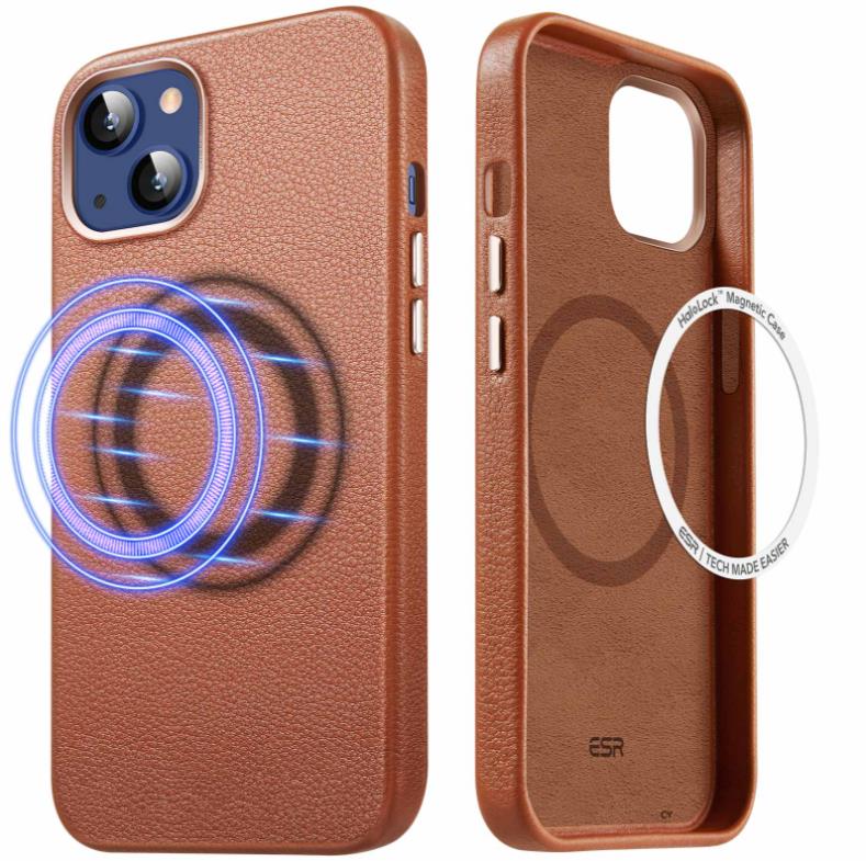 iPhone 13 Leder Hülle mit magsafe