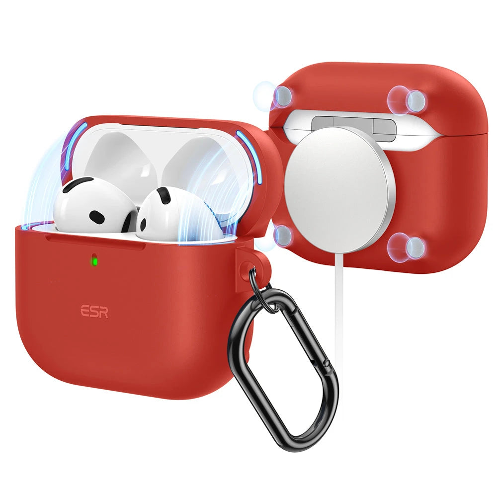 AirPods 4 Cloud Soft Case (HaloLock) - Red