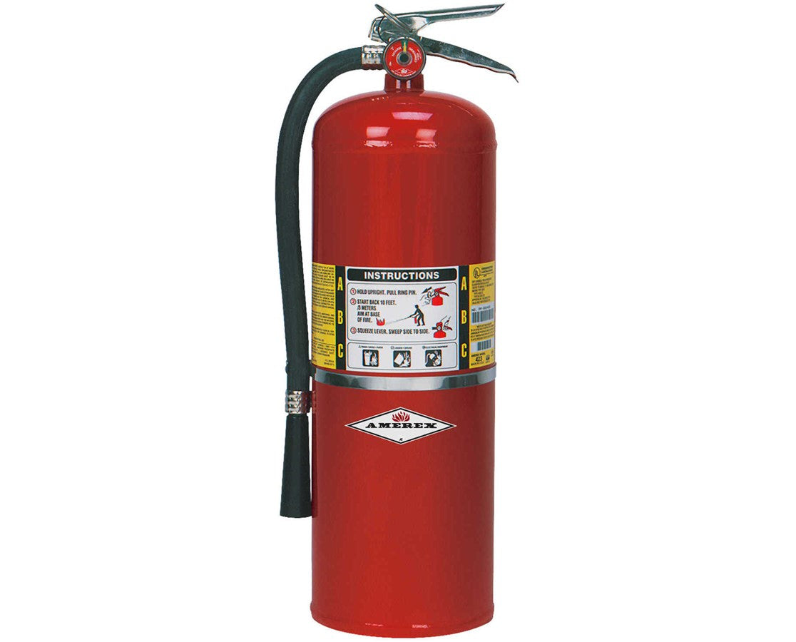Amerex B441 10 lbs Multi-Purpose ABC Dry Chemical Fire Extinguisher wi