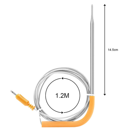 Inkbird 59 Inches Stainless Oven Probe Replacement for IBT-4XS/IBT-6XS Meat  Grill Thermometer, One Oven Probe (Only Suitable for IBT-4XS/IBT-6XS)