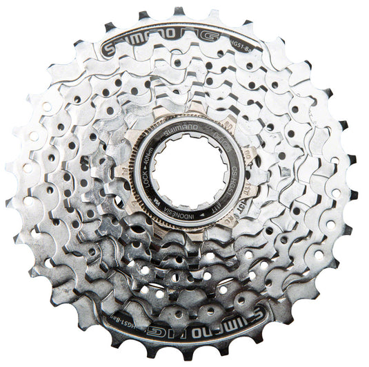Shimano CS-HG51 Cassette 8 Speed 11-32t Silver Ride Bicycles