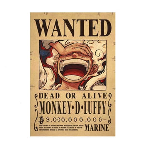 Poster One Piece Wanted Luffy Gear 5 - Manga Imperial - 5 Piece Poster