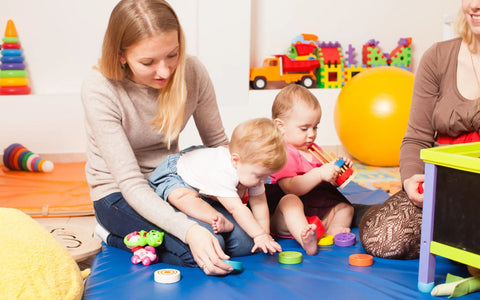 bébés à la crèche