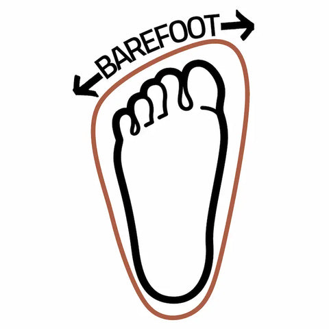 illustration toe box barefoot