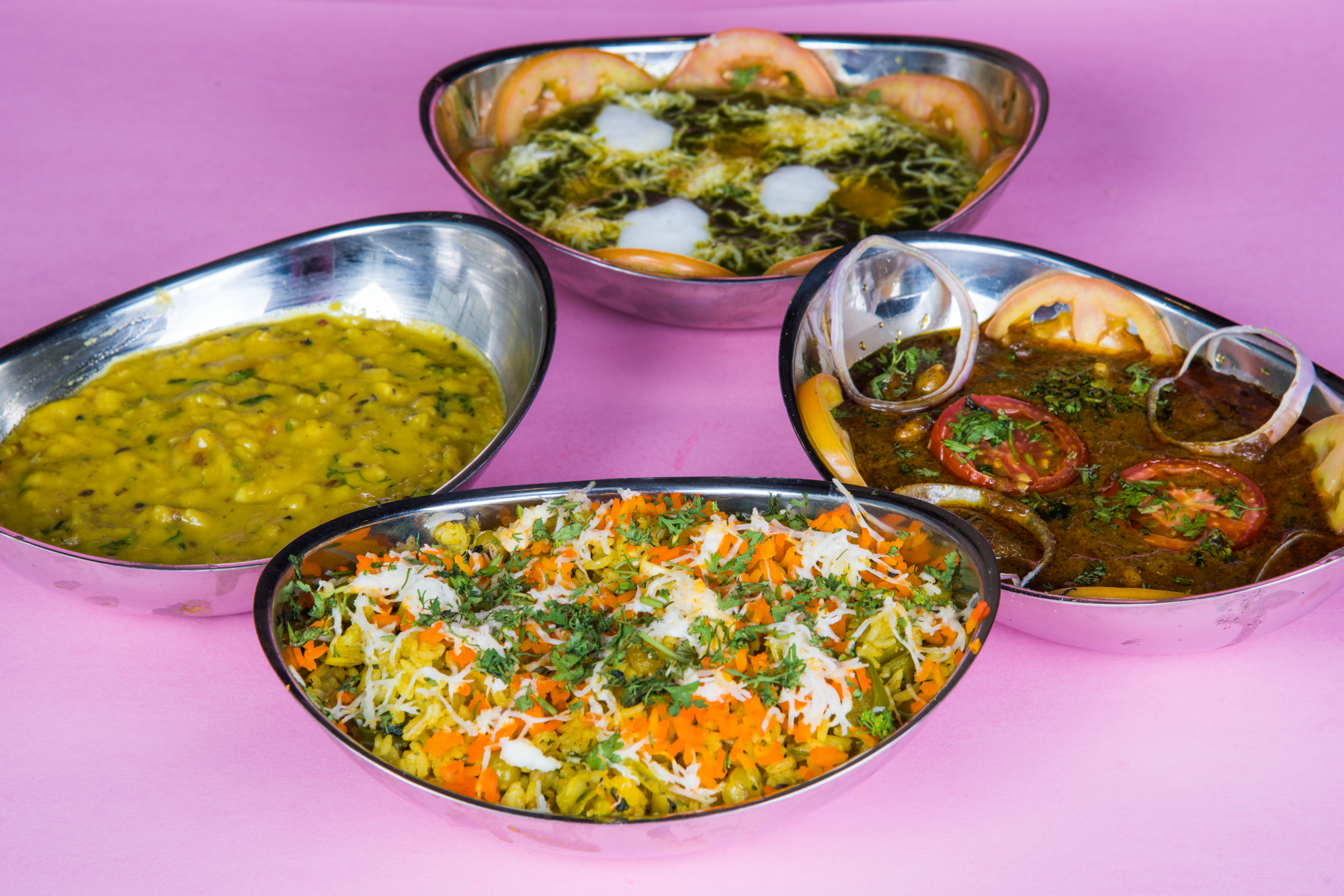 Indische Gewürze in vegetarischen Gerichten