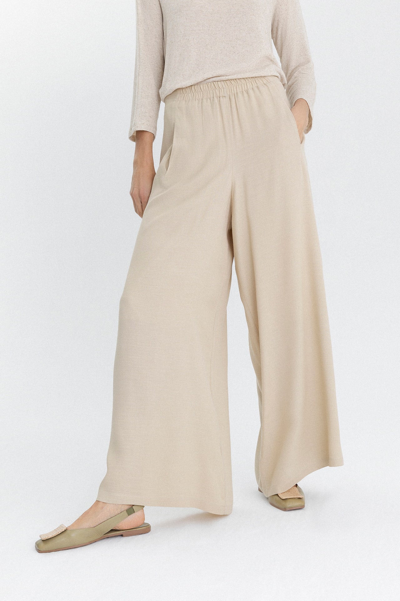 Pantalón Martina beige