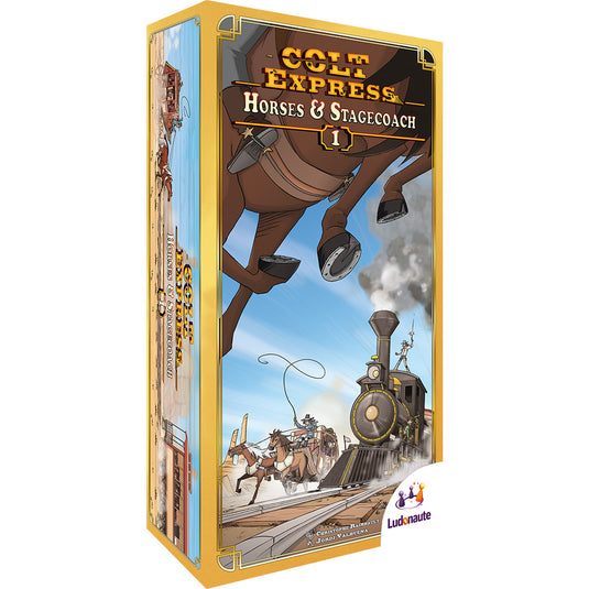 Colt Express Big Box Strategy Board Game for ages 10 and up, from Asmodee