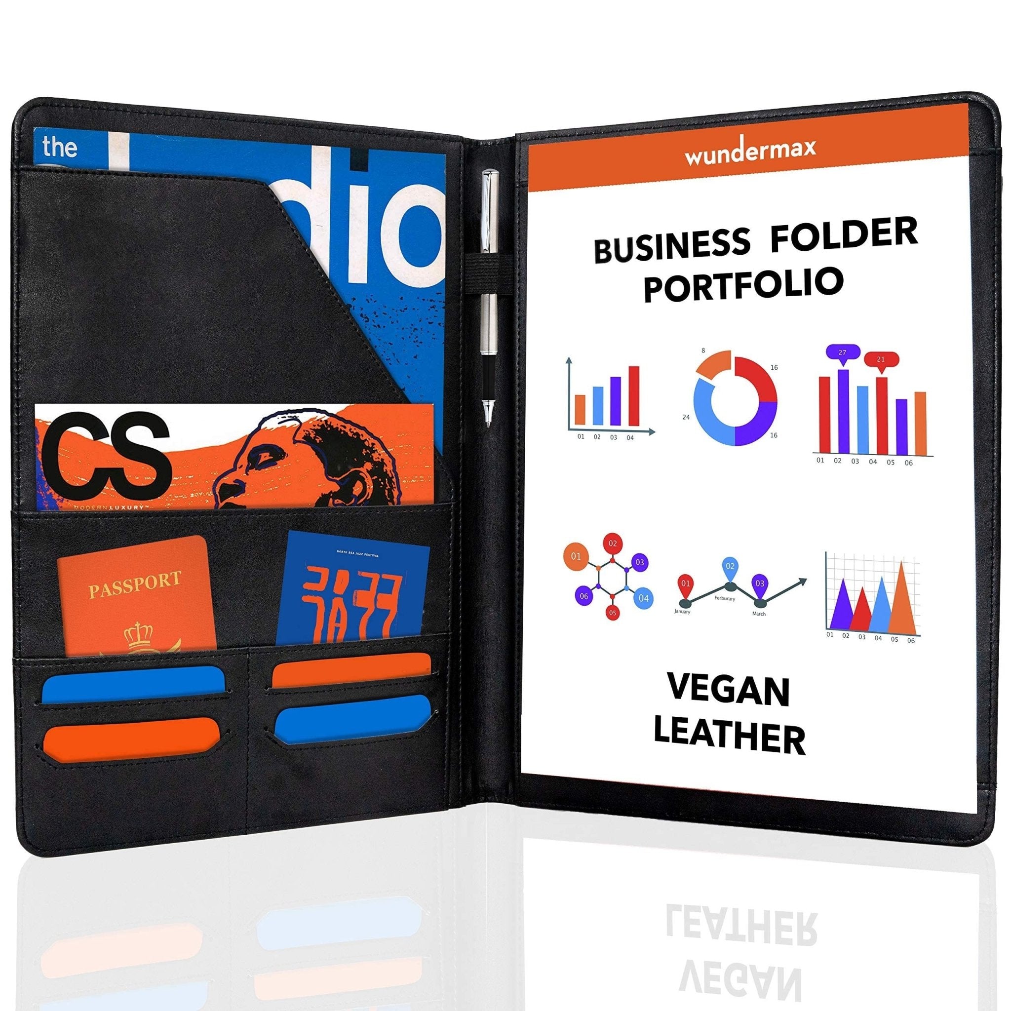 Portfolio Binder - Vegan Leather Padfolio