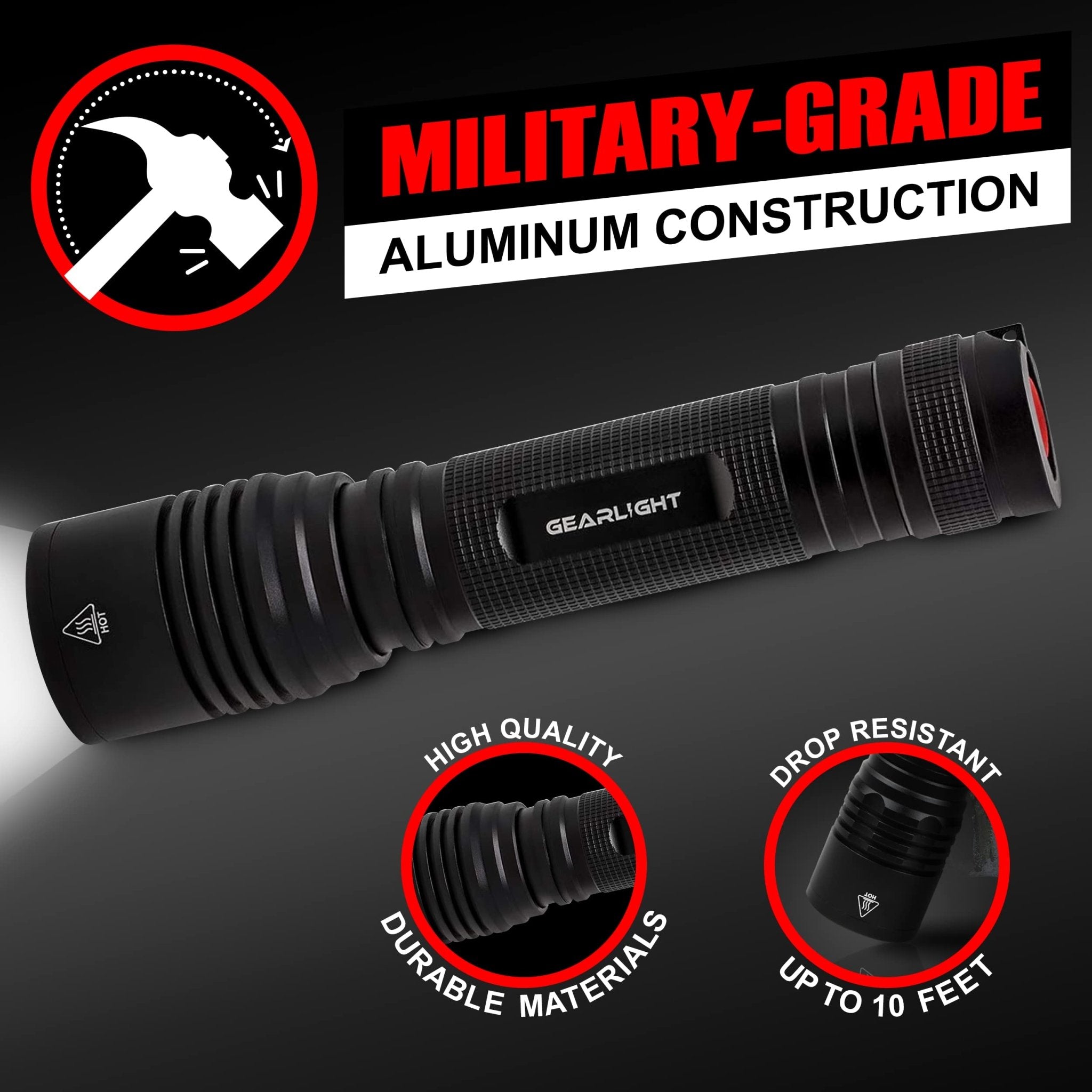 S2000 LED Flashlight High Lumens