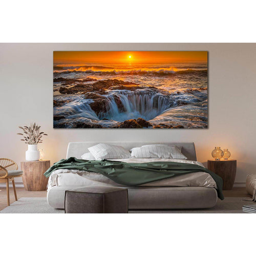Oregon Ocean Dawn №SL212 - Canvas Print / Wall Art / Wall Decor / Artwork / Poster