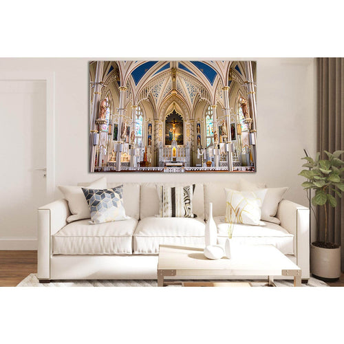 Saint Marys Cathedral Architecture №SL1407 - Canvas Print / Wall Art / Wall Decor / Artwork / Poster