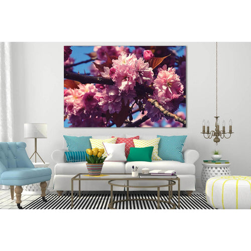 Sakura Flowers №SL522 - Canvas Print / Wall Art / Wall Decor / Artwork / Poster