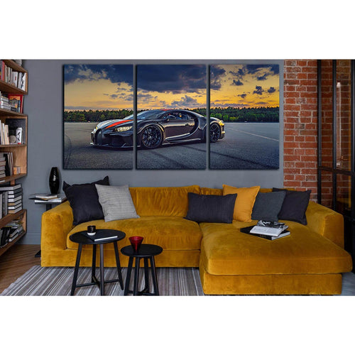 Luxury Beautiful Black Sports Car №SL1436 - Canvas Print / Wall Art / Wall Decor / Artwork / Poster