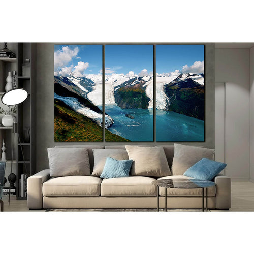 Glaciers №SL1329 - Canvas Print / Wall Art / Wall Decor / Artwork / Poster
