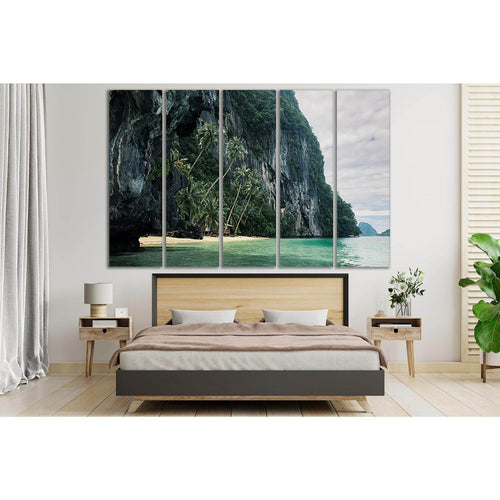 Mountains Tropical Island №SL88 - Canvas Print / Wall Art / Wall Decor / Artwork / Poster