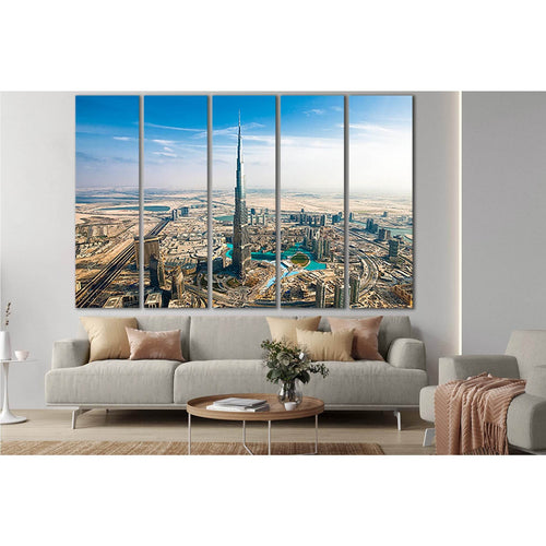 Downtown Dubai №SL1363 - Canvas Print / Wall Art / Wall Decor / Artwork / Poster