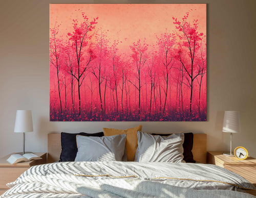 Coral Forest Dreamscape - Canvas Print