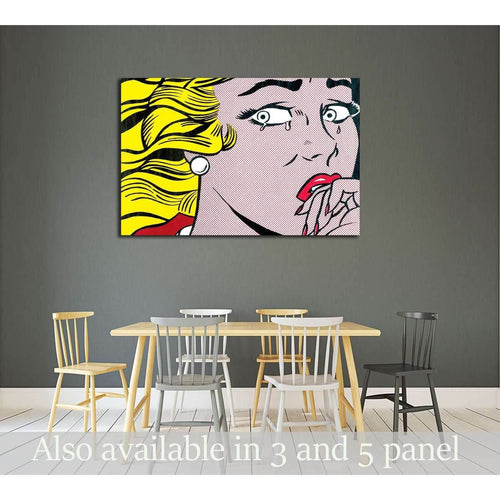 1960s pop art №3300 - Canvas Print / Wall Art / Wall Decor / Artwork / Poster