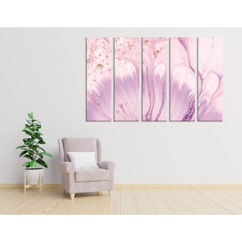 Pink Flower Petals Abstract №04315 - Canvas Print / Wall Art / Wall Decor / Artwork / Poster