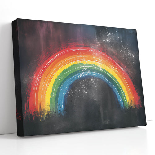 Starry Night Rainbow - Canvas Print