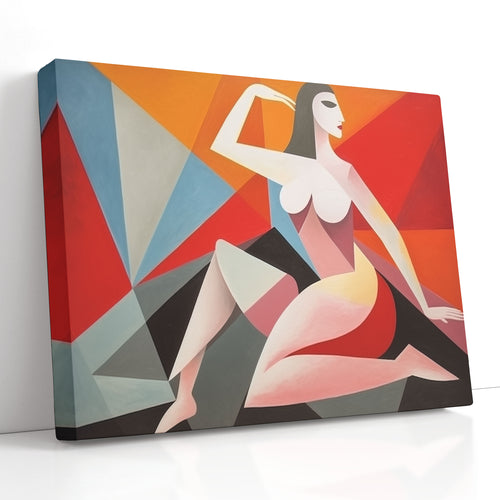 Contemporary Abstract Figure - Canvas Print