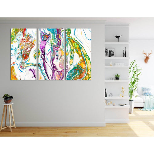 Bright Colorful Abstract №04393 - Canvas Print / Wall Art / Wall Decor / Artwork / Poster