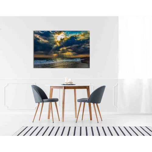 Sunrise over the sea №D1228 - Canvas Print / Wall Art / Wall Decor / Artwork / Poster